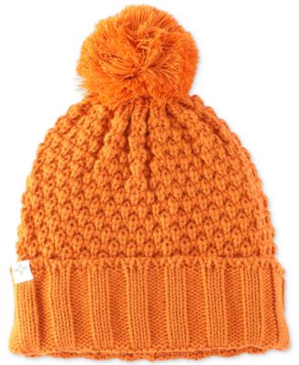 Sun + Stone - Men's Textured-Knit Cuffed Pom-Pom Beanies