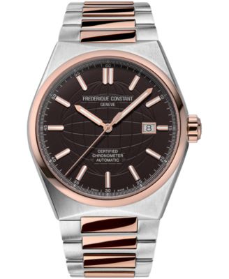 Frederique Constant - Men's Swiss Automatic Highlife COSC Two-Tone Stainless Steel Bracelet Watch 41mm