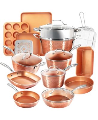 Gotham Steel - Hammered Aluminum 20-Pc. Cookware & Bakeware Set