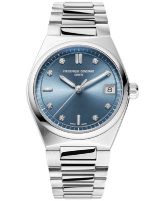 Frederique Constant - Women's Swiss Highlife Diamond (0.04 ct. t.w.) Stainless Steel Bracelet Watch 31mm