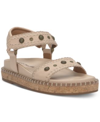 Lucky Brand - Women's Ullani Studded Whipstitch Footbed Sandals