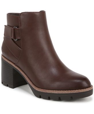 Naturalizer - Madalynn-Strap Water Resistant Lug Sole Booties