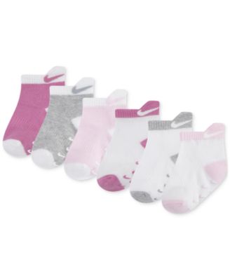 Nike - Baby or Toddler Tab Gripper Socks, Pack of 6