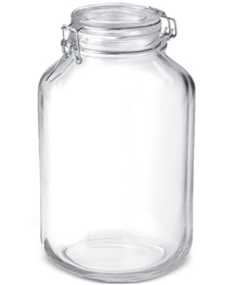 Bormioli Rocco - Fido 135.25-Oz. Glass Jars, Set of 6