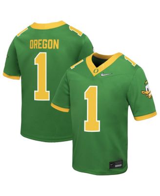 Nike - Toddler 1 Apple Green Oregon Ducks Vapor Fusion Alternate Jersey