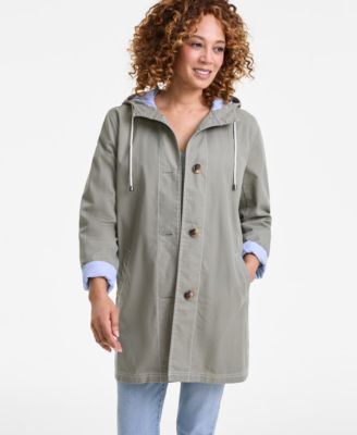 Style & Co - Women's Solid Classic Hooded Parka
