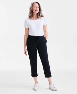 Style & Co - Pull On Cuffed Utility Pants