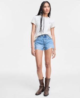 Levi's - 501&reg; Cotton High-Rise Denim Shorts