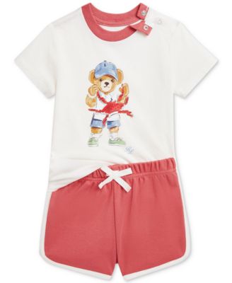 Polo Ralph Lauren - Baby Polo Bear Jersey Tee & Short Set