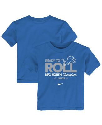 Nike - Toddler Blue Detroit Lions 2024 NFC North Division Champions Locker Room Trophy Collection T-Shirt