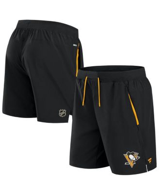 Fanatics - Men's  Black Pittsburgh Penguins Authentic Pro Rink Performance Shorts