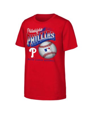 Outerstuff - Big Boys and Girls Red Philadelphia Phillies Outta Here T-Shirt