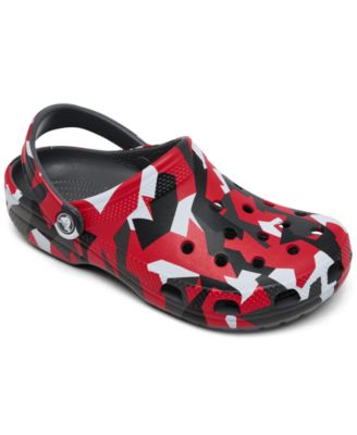 Crocs - Big Kids Classic Geo Camo Clogs from Finish Line