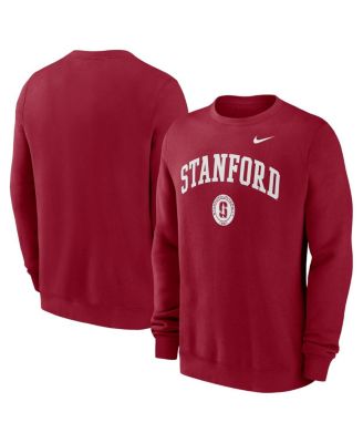 Nike - Men's Cardinal Stanford Cardinal Arched Seal Pullover Sweatshirt