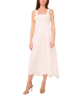 Vince Camuto - Women's Tiered Square-Neck Maxi Dress