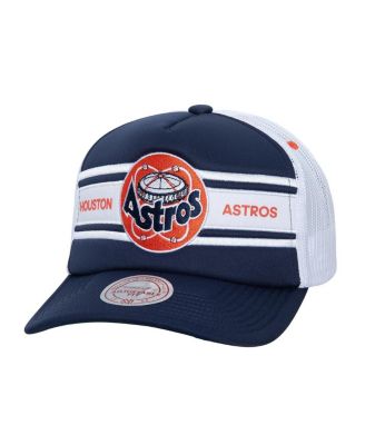 Mitchell & Ness - Men's Navy Houston Astros Sideline Trucker Adjustable Hat