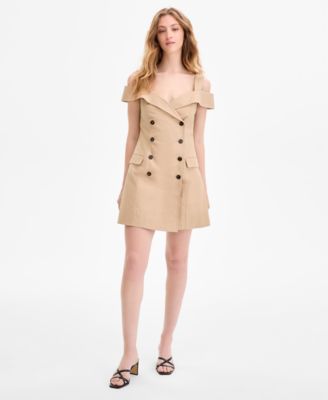 French Connection - Women's Lightweight Trench Mini Dress