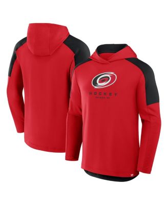 Fanatics - Men's Red Carolina Hurricanes Meta Game Transitional Pullover Hoodie