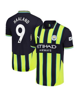 Puma - Men's Erling Haaland Navy Manchester City 2024/25 Away Authentic Player Jersey