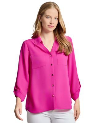 Jones New York - Women's Jasper Roll-Tab Blouse