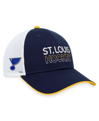 Fanatics - Men's Navy St. Louis Blues Authentic Pro Rink Trucker Adjustable Hat