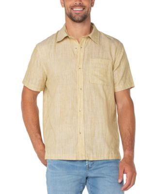 Liverpool Los Angeles - Men's Textured Stripe Shirt