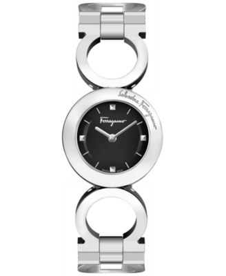 Ferragamo - Women's Swiss Gancino Stainless Steel Bracelet Watch 28mm