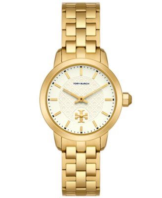 Tory Burch - Women's The Tory Gold-Tone Stainless Steel Stainless Steel Bracelet Watch 34mm