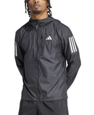 adidas - Men's Own The Run Logo Stripe Windbreaker Jacket