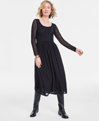 On 34th - Women's Mesh Midi Dress