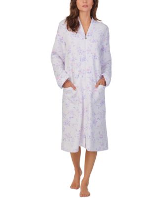 Eileen West - Women's Long-Sleeve Waltz Zip Robe
