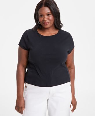 On 34th - Trendy Plus Size Micro-Ribbed Baby T-Shirt
