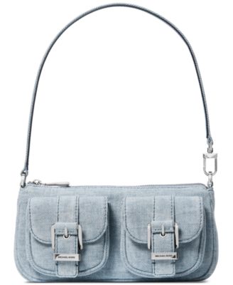 Michael Kors - Zoe Small Denim Convertible Pouchette
