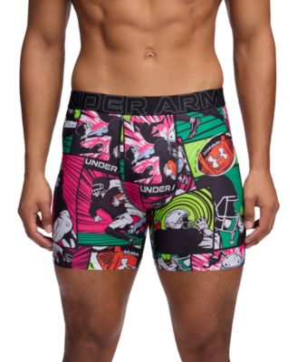 Under Armour - Men's Performance Tech Mesh Graphic 6" Boxer Briefs