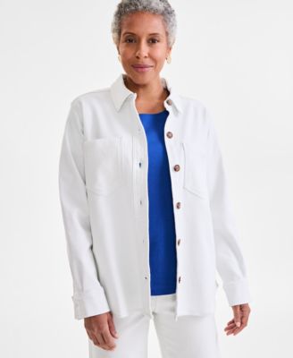 Style & Co - Women's Dobby Twill Shirt Jacket