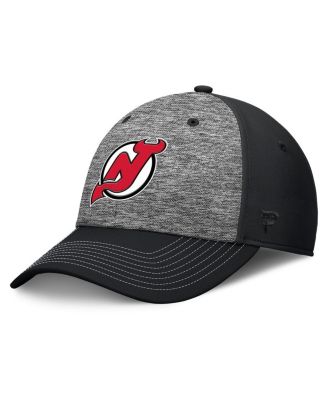 Fanatics - Men's Gray/Black New Jersey Devils Fundamental Top Shelf 2-Tone Flex Hat