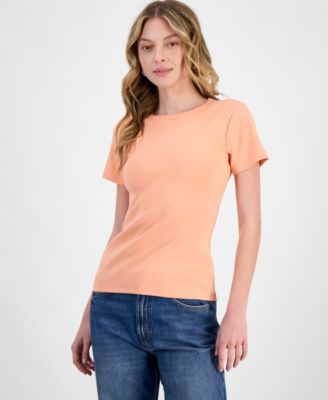HUGO - Women's Embroidered Logo Short-Sleeve T-Shirt