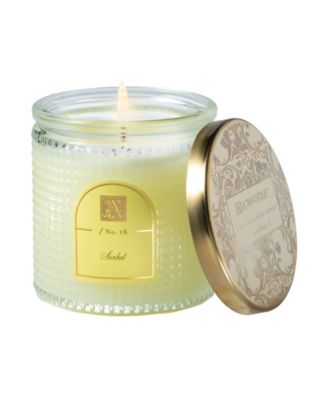 Aromatique - Sorbet Textured Glass Candle with Lid, 6 oz.