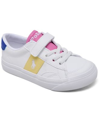 Polo Ralph Lauren - Toddler Girls Ryley Fastening Strap Casual Sneakers from Finish Line