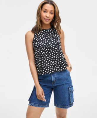 On 34th - Women's Paint Dot Sleeveless Top