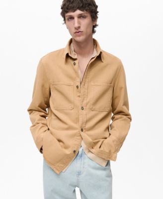 MANGO - Men's Lyocell EU Regular Fit Overshirt