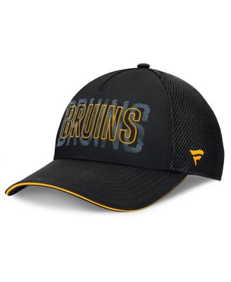 Fanatics - Men's Black Boston Bruins Fundamental Flex Hat