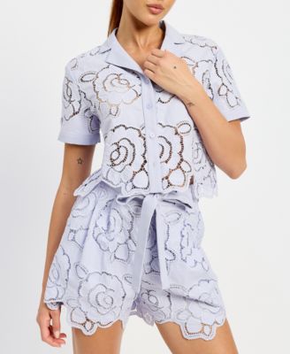 En Saison - Women's Brynlee Belted Shorts