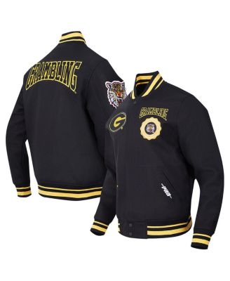 Pro Standard - Men's Black Grambling Tigers Crest Wool Full-zip Jacket