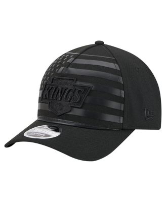 New Era - Men's Black Los Angeles Kings Game Day Stealth Flag 9FORTY A-Frame Adjustable Hat