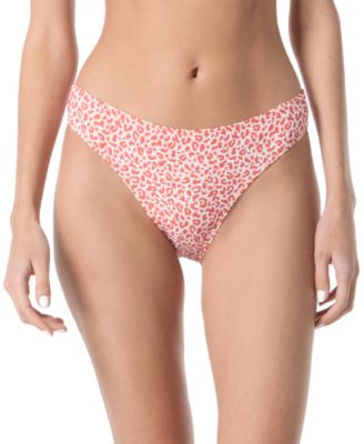 Vince Camuto - Women's Leopard-Print High-Cut Bikini Bottoms