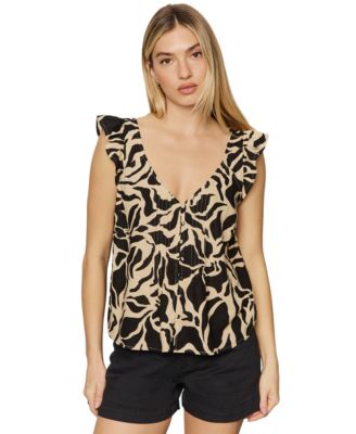 Sanctuary - Women's The Time Off Printed Sleeveless Top