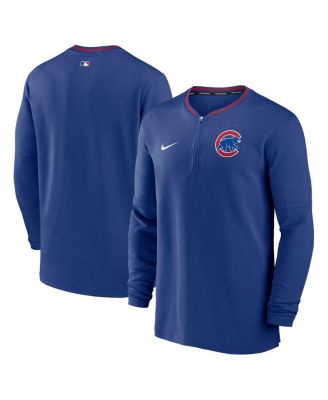 Nike - Men's Royal Chicago Cubs Authentic Collection Performance Half-Zip Top