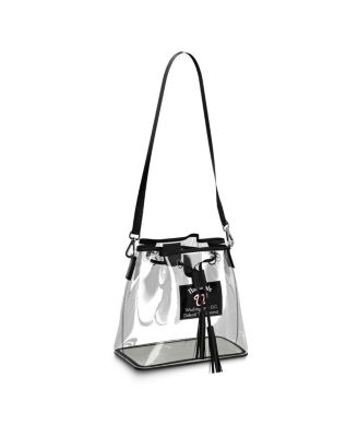WEAR by Erin Andrews - Washington Nationals Clear Stadium Bucket Purse
