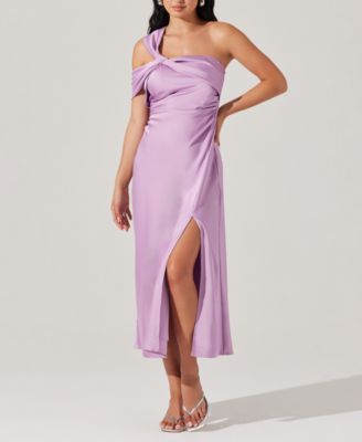 ASTR the Label - Women's Cersei One-Shoulder Midi Dress
